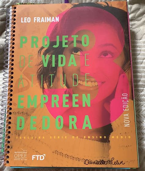 Livro Projeto De Vida E Atitude Empreendedora Livro Editora Ftd Nunca