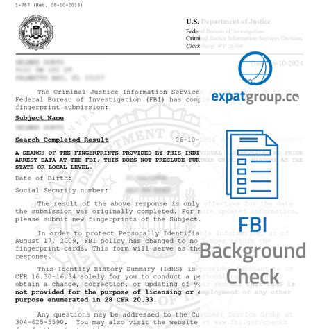 How To Get The Us Fbi Background Check Certificate