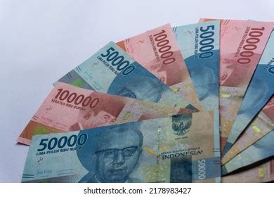 Indonesian Rupiah Official Currency Indonesia Business Stock Photo