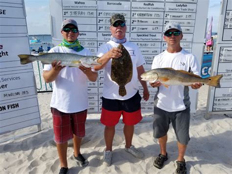 Pensacola Fishing Charters Bud Light Inshore Slam 2nd Place Slam