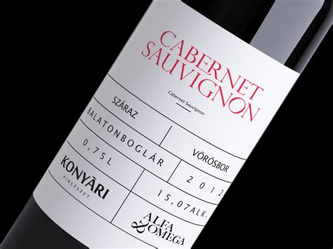 CABERNET SAUVIGNON WINE LABEL REDESIGN on Behance