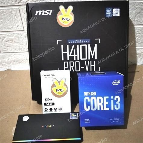 Jual Paket Motherboard Msi H M Pro Vh Proci I F Ram Gb Ssd