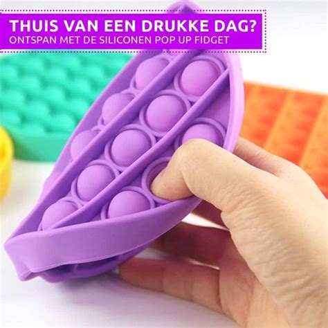 Pop It Fidget Toy Pop It Fidget Toy Goedkoop Pop It Paars Pop It