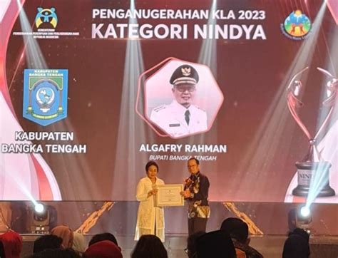 Pertahankan Nindya Anugerah KLA Bupati Bangka Tengah Optimis Raih KLA