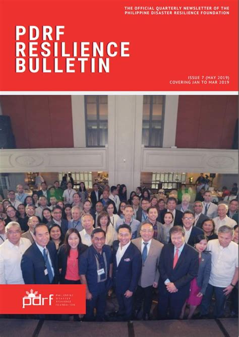 Pdrf Resilience Bulletin Issue Philippine Disaster Resilience