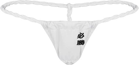 IEFIEL String Ficelle Homme Jockstrap Slips Japonais Style Sexy sous vêtements Bikini Fesse