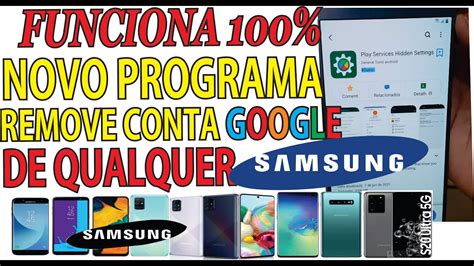 PROGRAMA QUE REMOVE CONTA GOOGLE DE QUALQUER SAMSUNG ATUALIZADO 2021