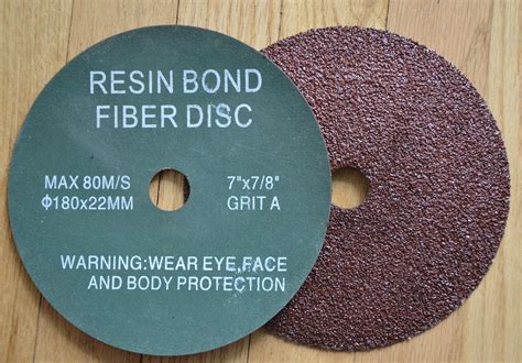 Resin Fiber Discs Handm Abrasives Usa