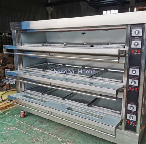 Commercial Medium Bakery Electric Decks Trays Bread Baking Oven