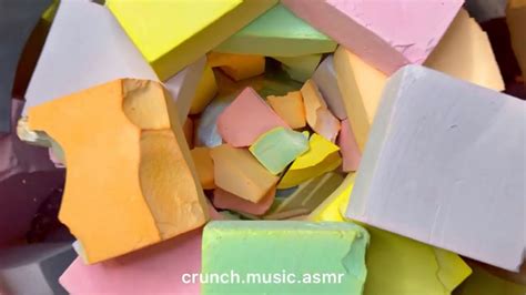 Pastel Crush 20 Dyed Gym Chalk Blocks Asmr Edit Oddly