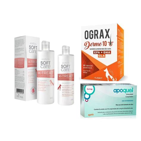 Kit Tratamento Dermatite Atópica Manada Animal