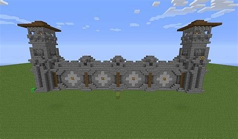 Minecraft Castle Walls Blueprints