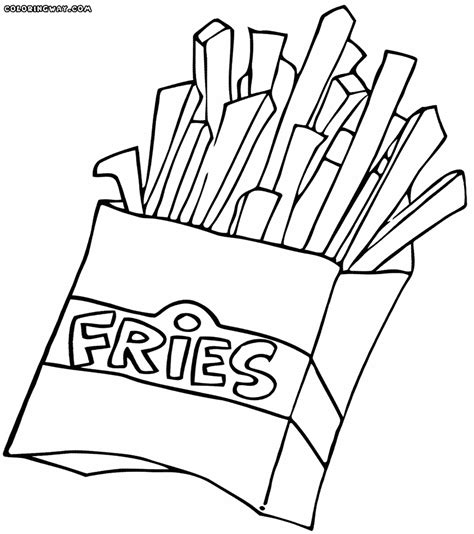 Fast Food Coloring Pages Coloring Pages To Download And Print