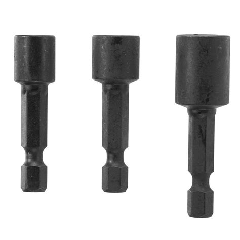 Bosch Impact Tough Nut Setter Drill Driver Bit Set 3 Piece It2490 The Home Depot