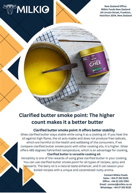 PPT - Clarified butter smoke point PowerPoint Presentation, free ...