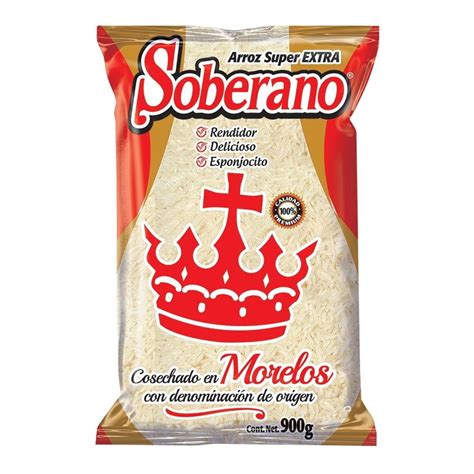 Arroz Soberano Super Extra 900 G Walmart