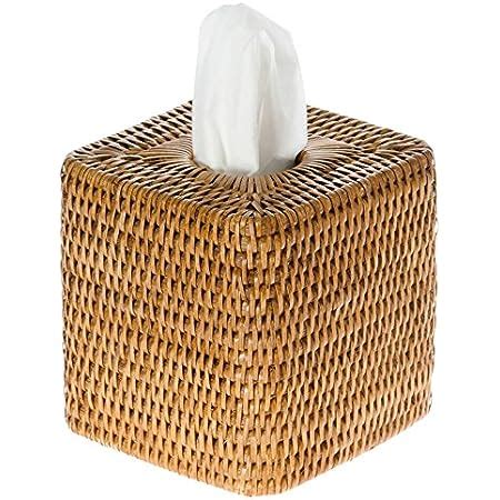 Amazon KOUBOO 1030056 La Jolla Rattan Square Tissue Box Cover 5 5