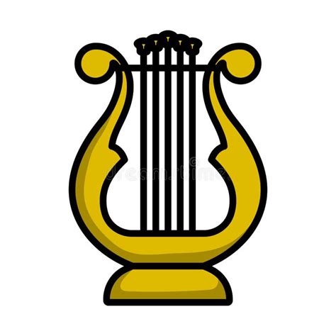 Lyre Icon Stock Vector Illustration Of Lira Music