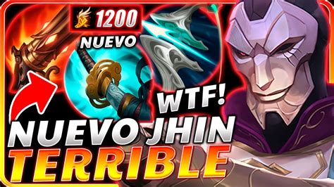 La NUEVA BUILD TERRIBLE de JHIN le HACE SER SONIC y TENER un DAÑO