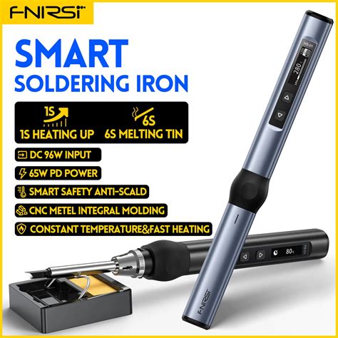 Fnirsi Hs Smart Electric Soldering Iron Pd W Adjustable Constant