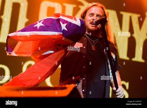 Johnny Van Zant of Lynyrd Skynyrd perform live at the Glasgow Clyde ...