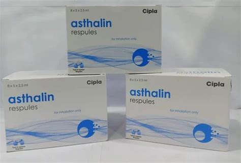 Respules Asthalin Solution Strength 2 5 Mg At Rs 6 Piece In Nagpur