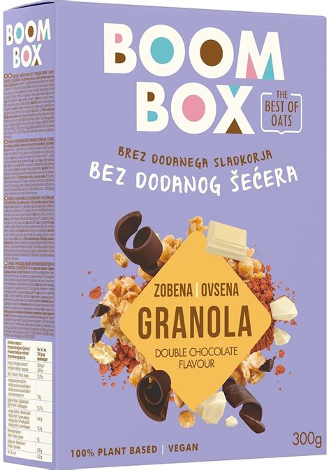 BOOM BOX ovsena granola double čokolada 300g Cenoteka