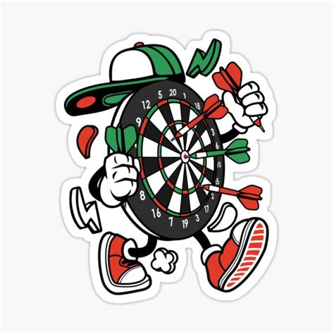 Dartboard Sticker For Sale By Wearitout Redbubble