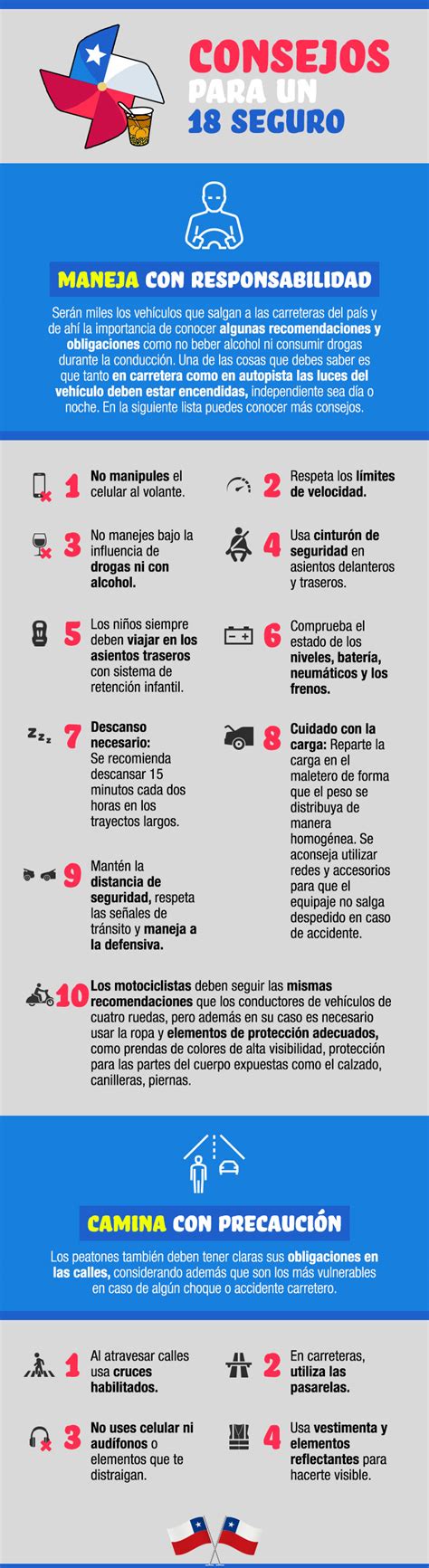 Fiestas Patrias Sigue Estos Sencillos Consejos Y Evita Accidentes