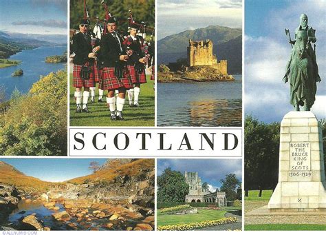 Robert The Bruce Scotland Tourist Great Britain And Uk Postcard 1947