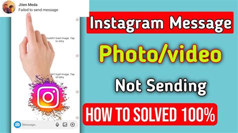 How To Fix Failed To Send Message On Instagram Failed To Send Message