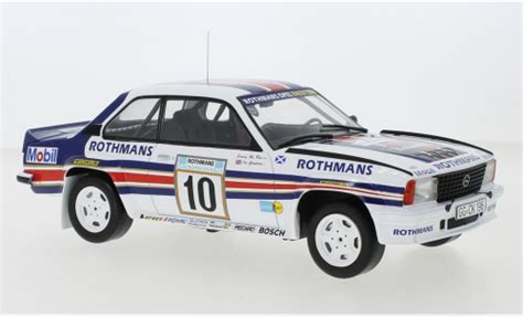 Modellautos Opel Ascona 1 18 Sun Star B 400 No 1 Rothmans Rally Team