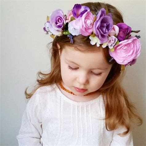 Flower Crowns for Flower Girls | Mid-South Bride Flower Girl Headbands ...