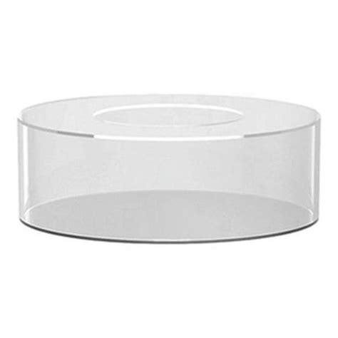 Clear Acrylic Cake Stands Fillable Cake Box Round Cake Display Box