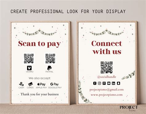 Craft Fair Display Signs Template for Holiday Market Show - Etsy