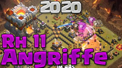 Die 5 Besten Rh11 Angriffsstrategien Für Jeden Rathaus 11 Taktik Clash Of Clans Youtube