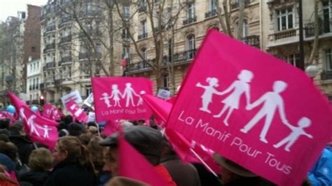 Miles De Personas Protestan En París Contra El Matrimonio Igualitario