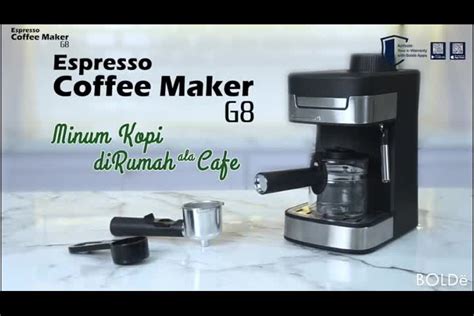 Jual Bolde Espresso Coffee Maker G8 Frothing Mesin Kopi Espresso