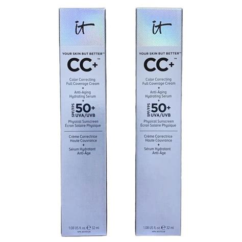 It Cosmetics Makeup 2 Pack It Cosmetics Your Skin But Better Spf 5 Cc Cream Fair Full