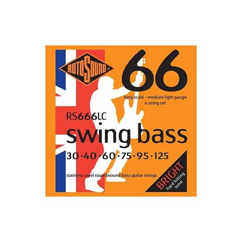 Rotosound Swing Bass Rs Lc Medium Light Cordes Basse Lectrique