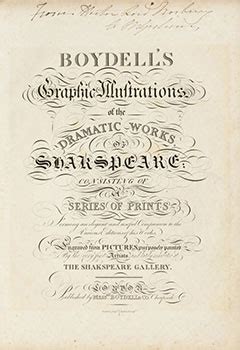 Boydell S Graphic Illustrations Of The Dramatic Works Of Shakespeare