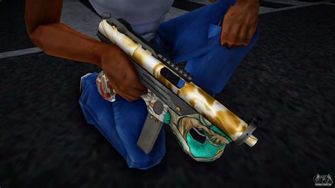 Micro Uzi Graffiti Para GTA San Andreas