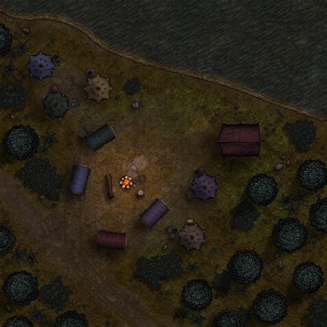 Warehouse Battle Map 30x30 Rbattlemaps