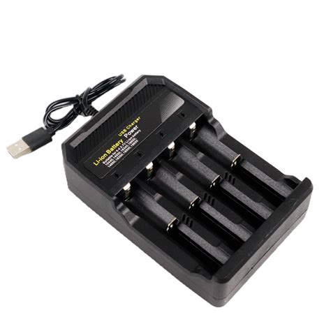 Jual Charger Baterai USB Lithium 18650 4 Slot Colokan Vape 2A 4 2v Fast