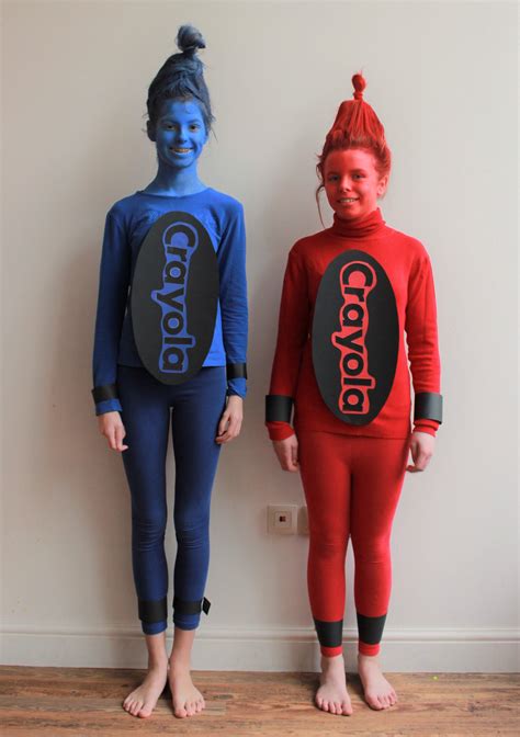 Diy Crayon Costume Template