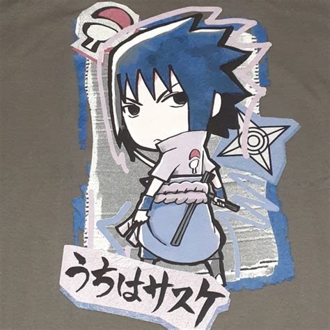 Ripple Junction Shirts New Naruto Shippuden Decoupage Sasuke 2th