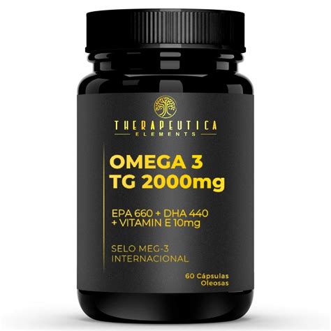 Omega 3 TG Canadian 2000mg EPA 660mg DHA 440mg Vitamina E 10mg 60