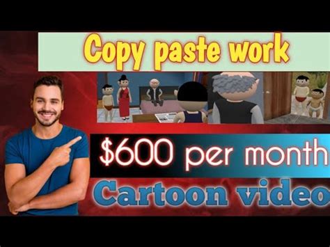 Cartoon Video Copy Paste Earn 600 Per Month YouTube Se Paisekaise