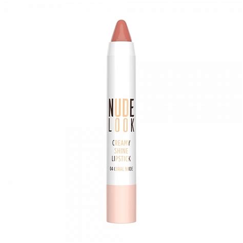 Golden Rose Помада NUDE LOOK CREAMY SHINE Lipstick тон 04 купить в