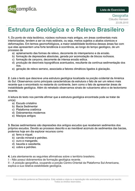 O Que é Uma Estrutura Geologica Várias Estruturas